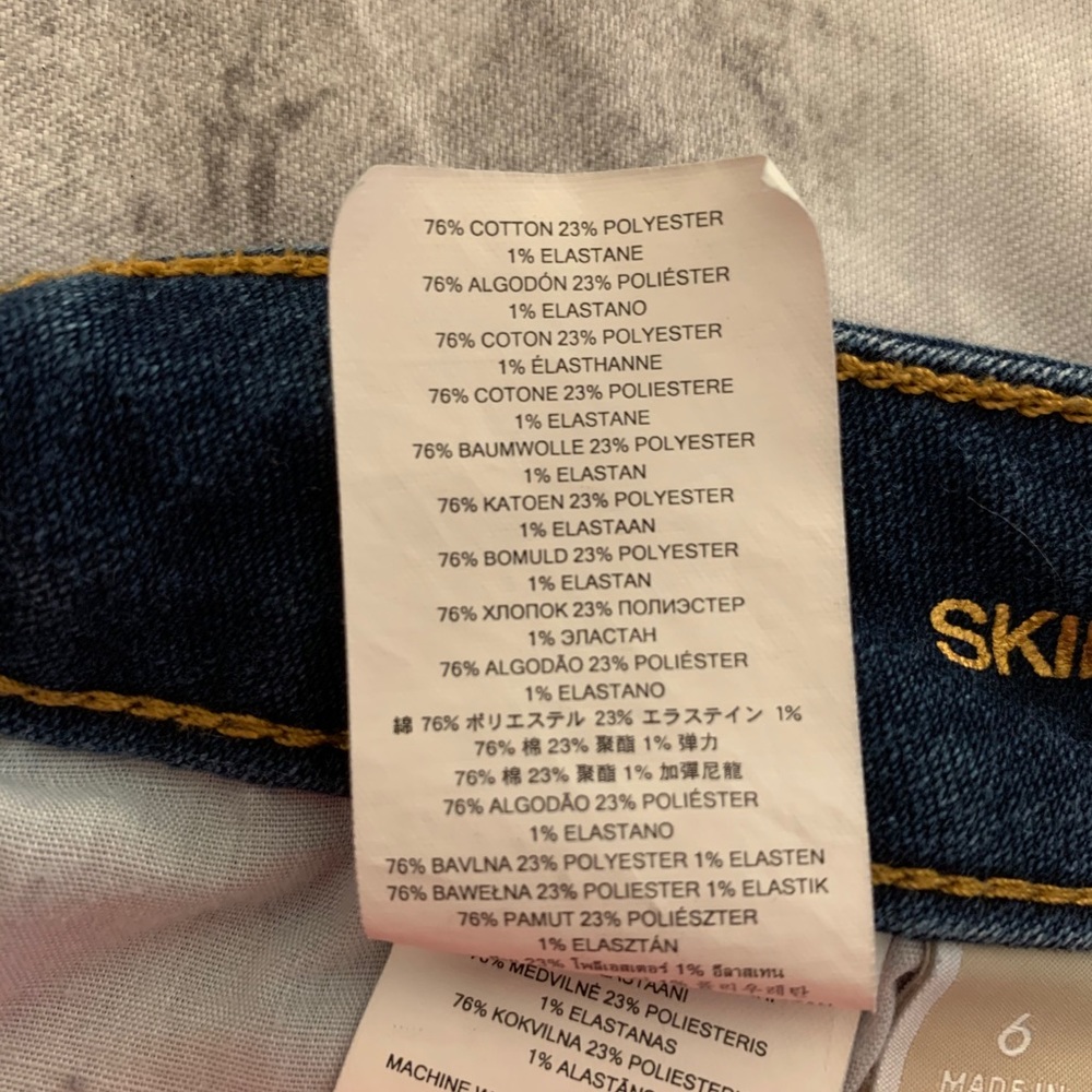 Michael Kors Dark Wash Skinny Jeans - 6 - Picture 10 of 10